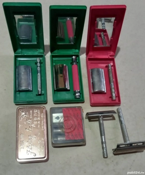 7 aparate pentru ras   bărbierit, anii '70, pentru colecție sau de folosit în vremuri grele