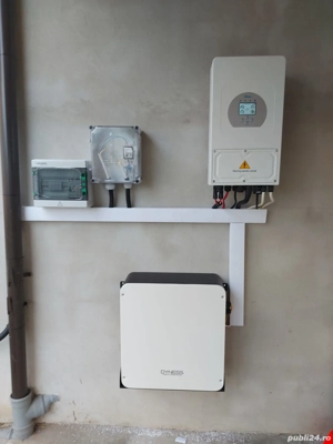 Montaj panouri fotovoltaice si cu materialele clientului 