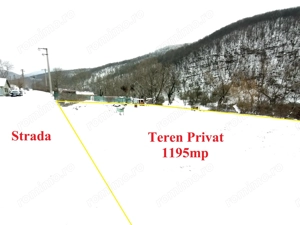 Ciclova, Teren Intravilan cu nr de Casa, 1195mp, La Sosea, ZERO COMISION - imagine 2