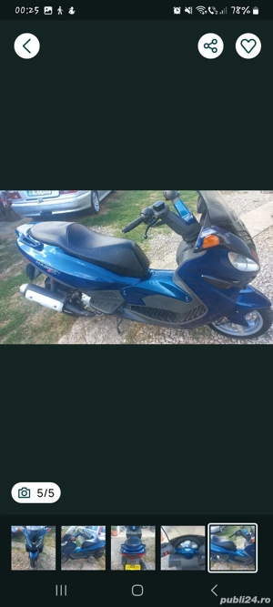 Scuter Malaguti Madison 250 cmc   2010   Motor Yamaha   Import Italia - imagine 2