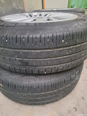 Vand set 4 roti fiat 500 originale cu capace - imagine 3