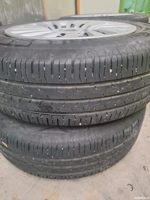 Vand set 4 roti fiat 500 originale cu capace - imagine 4