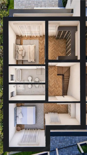 Duplex spatios - Cartier Plopi - toate utilitatile - imagine 8