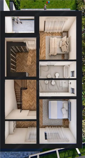 Duplex spatios - Cartier Plopi - toate utilitatile - imagine 7