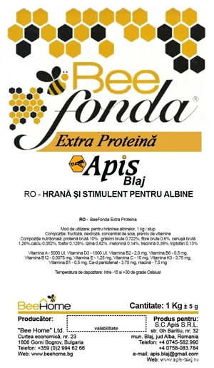 Turta pentru albine Hrana pentru albine BeeFonda