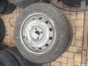 Set 4 Jante+Cauciuc Dacia Pick up 185 65 15 extraload iarna