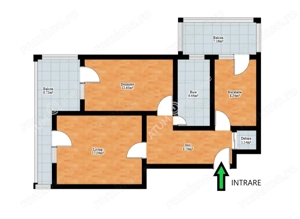 Apartament 2 camere 2 balcoane loc de parcare Doamna Stanca Sibiu - imagine 8