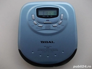 cd player walkman DUAL cdp-2001 +casti +alimentator,ca nou 