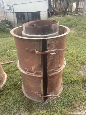 Vând matriță pod 1M inaltime,0,50M interior si 0,70 Exterior+20 inele - imagine 3