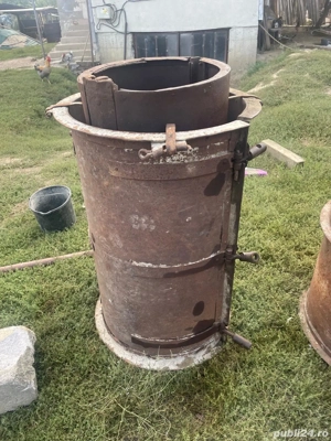 Vând matriță pod 1M inaltime,0,50M interior si 0,70 Exterior+20 inele - imagine 4