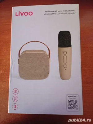  vand urgent Boxă portabilă cu microfon Karaoke LIVOO este noua 138 RON