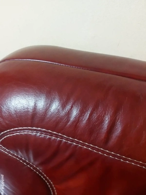 Vând set canapea și fotoliu piele  - imagine 5