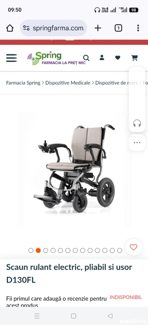 Vând cărucior electric