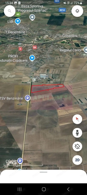 Teren 40ha Adunatii Copăceni | Industrial/ Logistic - imagine 2