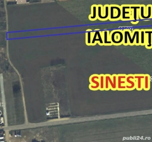 Teren la 27 km de București , comuna Sinesti