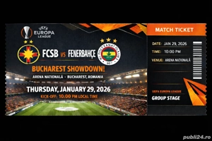 FCSB vs Fenerbah e   VIP Match Tickets | Europa League | Bucharest