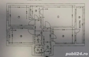 Apartament 3 camere, str Petrolistilor, etaj 3
