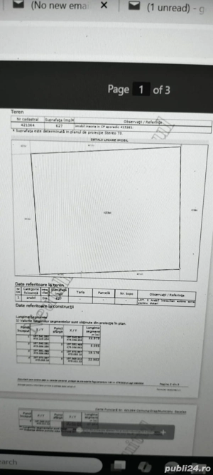 PROPRIETAR.vand parcela,la Sacalaz