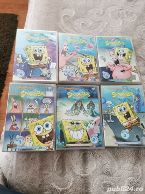Vand 6 dvd uri cu Spongebob in stare foarte buna 
