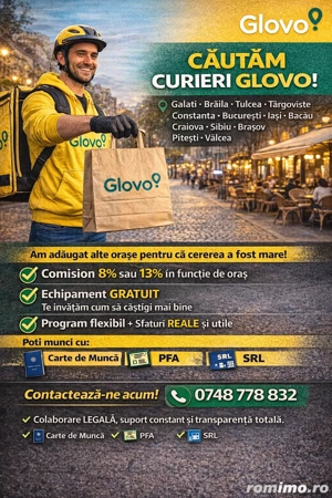 Angajare glovo