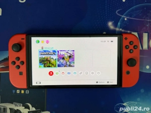 Consola Nintendo Switch OLED Mario Red Edition - imagine 3