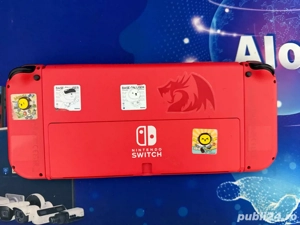 Consola Nintendo Switch OLED Mario Red Edition - imagine 2