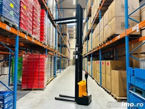 Transpalet electric cu catarg RTE PS3500 | 1.500 kg | Ridicare 3,5 m | Stacker - imagine 4