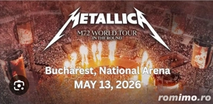 Bilete Metallica M72 World tour Categoria 1 - poziționare excelenta