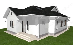 Casa P+M, 232 mp, 732 mp teren, zona Ionumi - imagine 2
