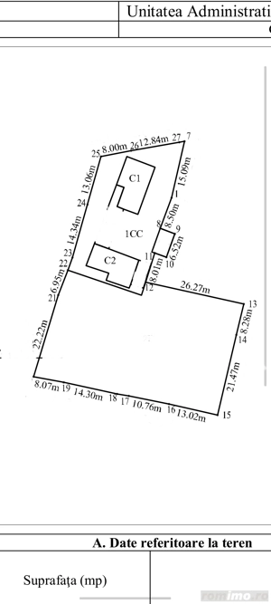  Teren intravilan  2150 mp cu toate utilitățile - imagine 2