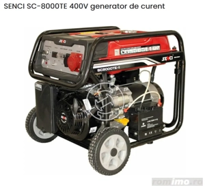 Generator de curent SENCI SC-8000TE 400V - NOU, in cutie