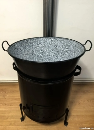 Kit ceaun gatit exterior 50 litri cu pirostie pret 799 lei