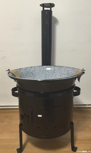 Kit ceaun gatit exterior 40 litri cu pirostie pret 699 lei