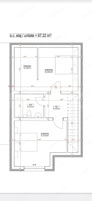 Duplex 4 camere 110mp utili, 290mp teren, Giroc Sat Batran - imagine 3
