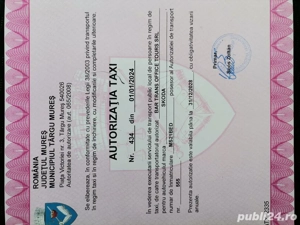 Cesionez firmă taxi Târgu Mureș  - imagine 4