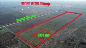 Parcela teren Bloc - 1397 mp Mosnita - Drumul Ghirodei