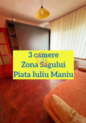 Apartament 3 camere de vanzare – Zona Sagului, langa Piata Iuliu Maniu