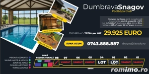 Lot de casa lângă DN1, Tâncăbești Snagov, intrarea Bucharest Golf Club