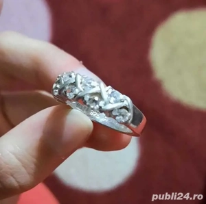 Lot argint inel cercei cruciulita transport gratuit  - imagine 3