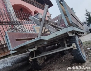 Remorca logistică de proveniență germană (tip Wanzl)