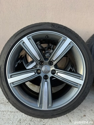 Roti / jante R19 5x112 Audi VW ET 34 concave 66.6 cauciucuri 245/40/19 - imagine 4