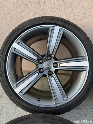 Roti / jante R19 5x112 Audi VW ET 34 concave 66.6 cauciucuri 245/40/19 - imagine 3
