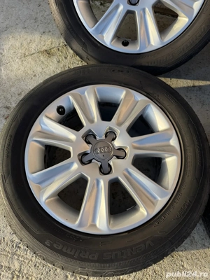 Roti / jante Audi VW R15 ET 34 5x112 cauciucuri vara 205/55/15 - imagine 8