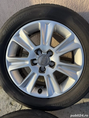 Roti / jante Audi VW R15 ET 34 5x112 cauciucuri vara 205/55/15 - imagine 6