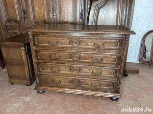 Vand set de dormitor din lemn masiv - imagine 2