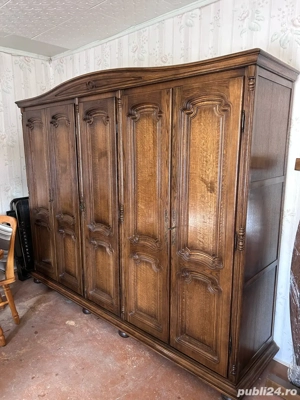 Vand set de dormitor din lemn masiv - imagine 3