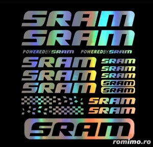 Cola SRAM stikere bicicleta mtb cursiera reflectorizante cameleon