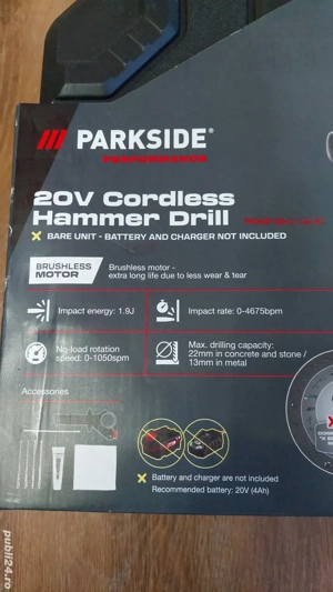 Ciocan retopercutor parkside performance - imagine 5