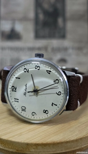 Vand Ceas mecanic pentru barbati Raketa, 2609 .HA, cadran alb, 16 Jewels, fabricat USSR