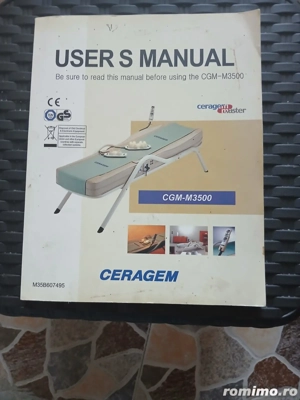 vând pat masaj cu pietre jad 